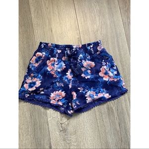 Justice floral printed shorts